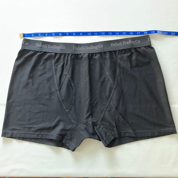 Men's Duluth Trading Company Buck Naked Performance Short BLACK Boxer Briefs 2XL - Picture 2 of 6
